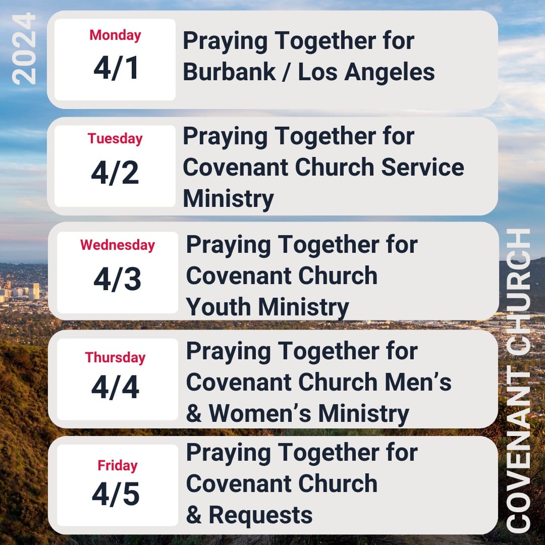 Covenant Church — Morning & Evening Worship: March 31, 2024