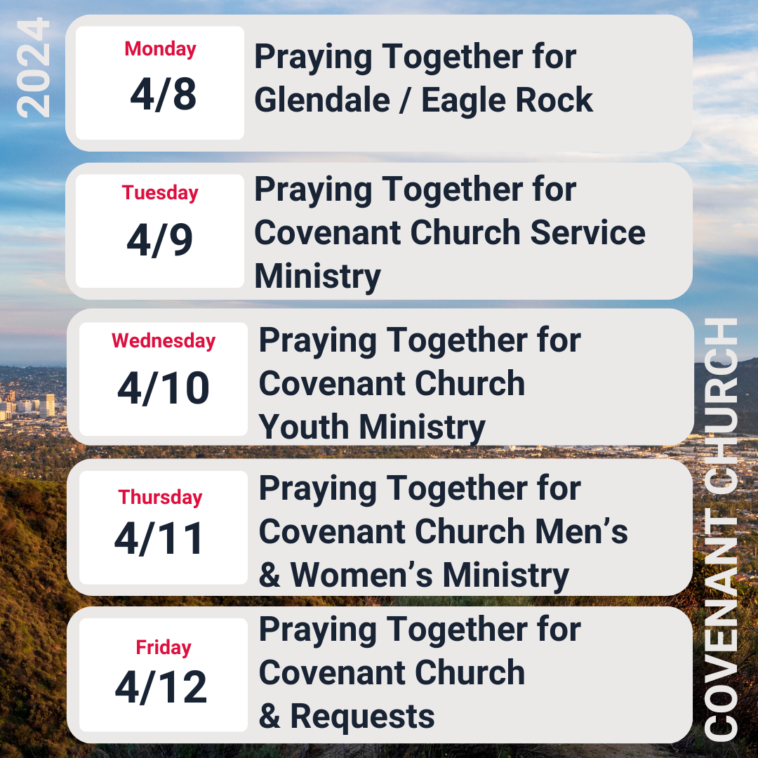 Covenant Church — Morning & Evening Worship: April 7, 2024