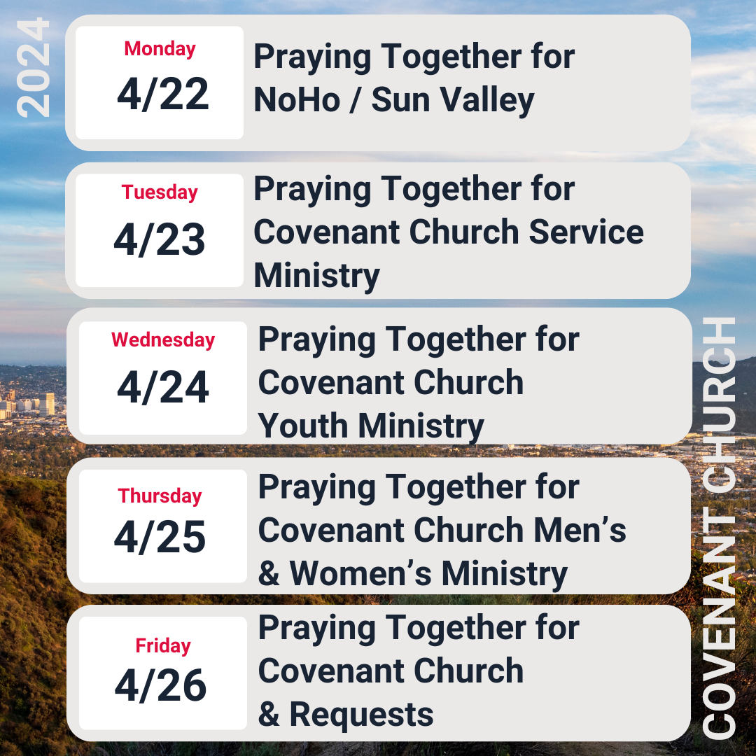 Covenant Church — Morning & Evening Worship: April 21, 2024